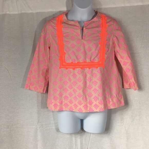 Crewcuts size 12 pink orange long sleeved tunic - Picture 8 of 8